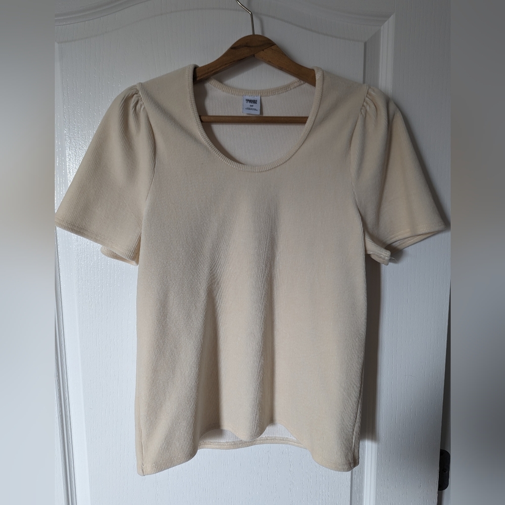 Smash + Tess Seventies Tee Cool Cream Small NWOT